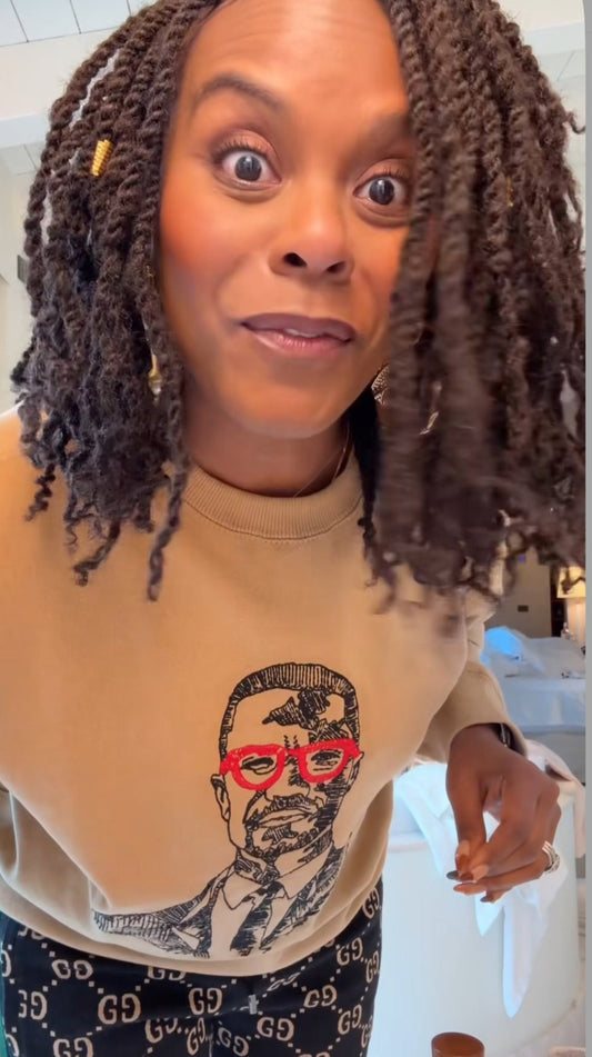 Thanks to Tabitha Brown/ Malcolm X Sweater - Lost In LA