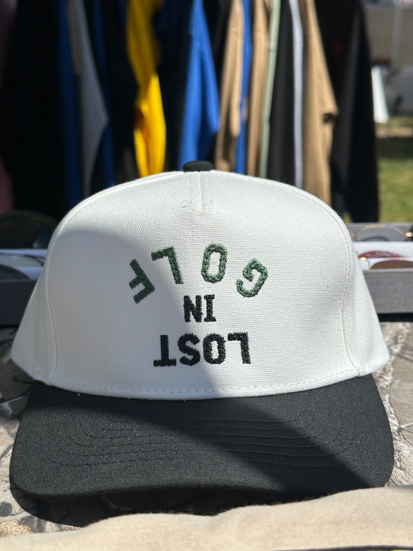Lost in Golf Dad hats and