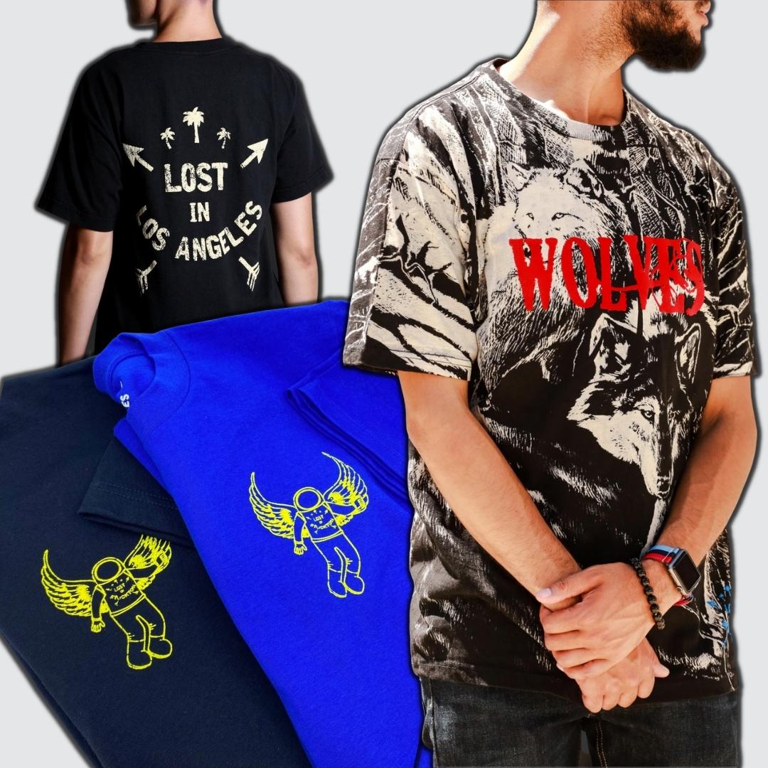 Long Sleeves Black & Pink Sweatshirts For Men in Los Angeles, CA