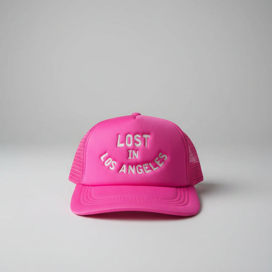 Lost in Los Angeles Trucker Hat Big Logo