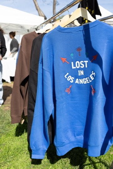 Lost in LA Blue Crewneck - Lost In LA
