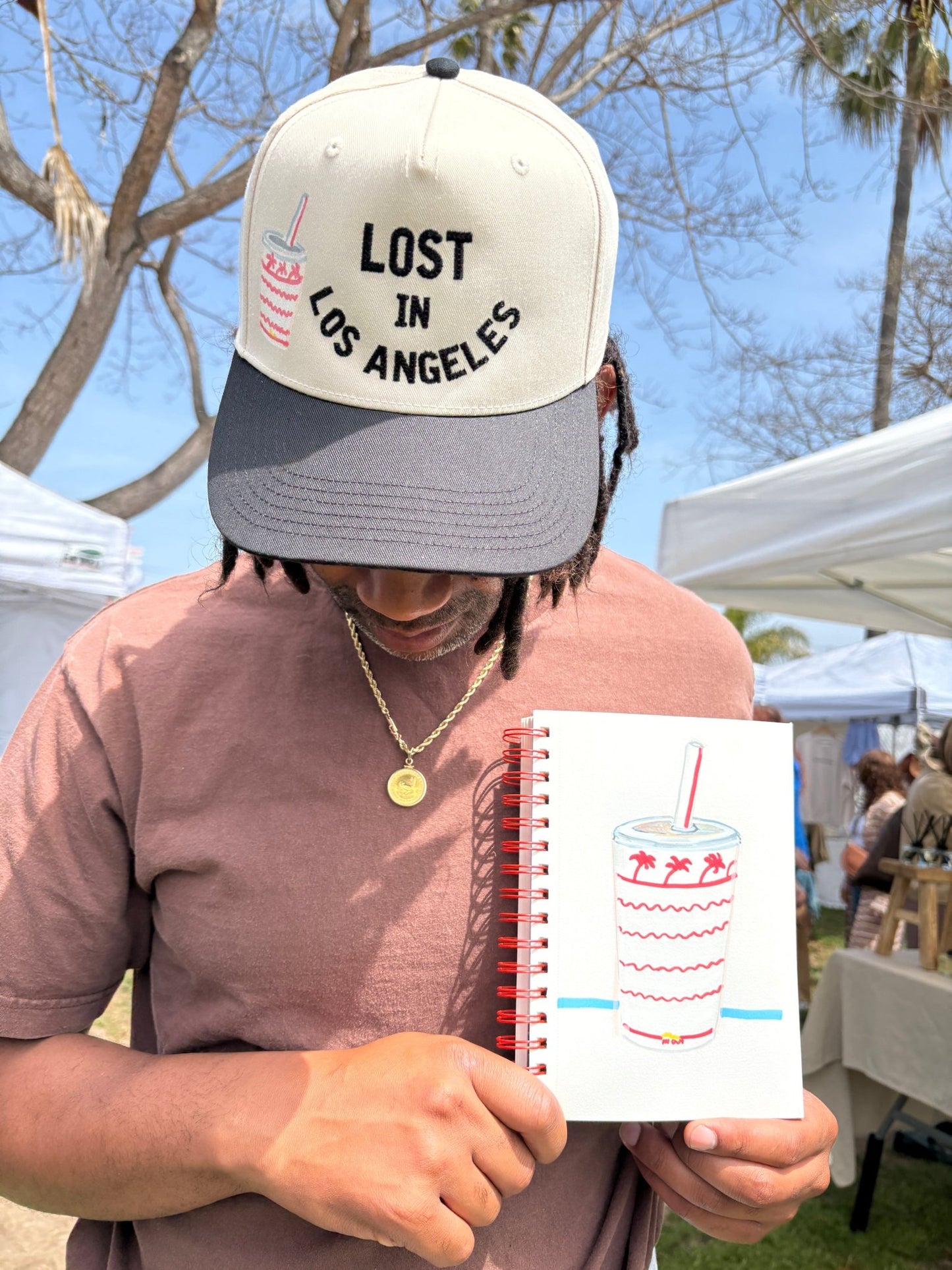 Lost In Los Angeles Pink Hat - TSSLA