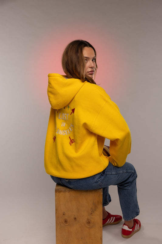 Lost in Los Angeles Yellow Hoodie - TSSLA