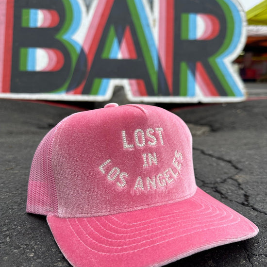 Velvet trucker hats - Lost In LA