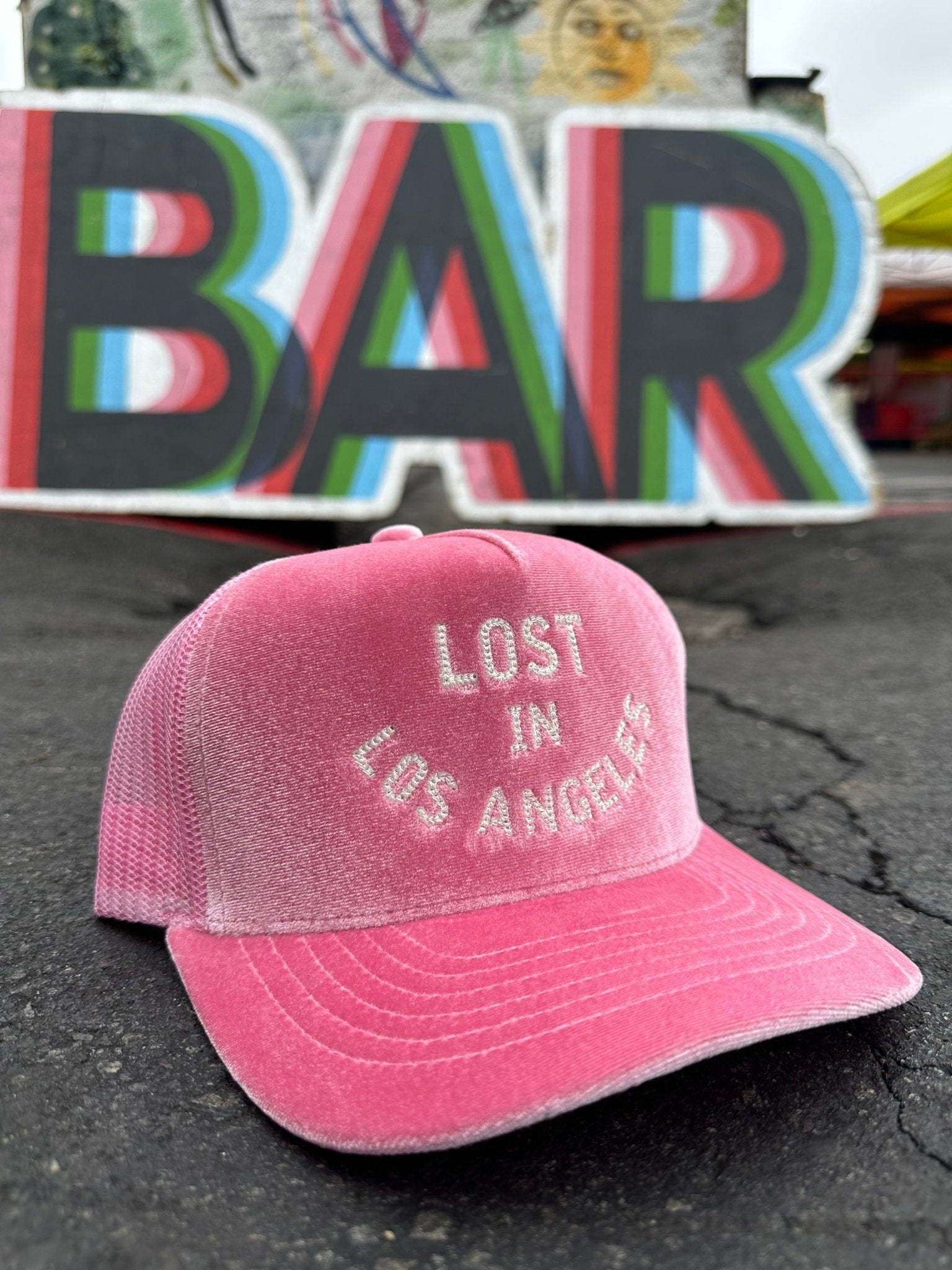 Velvet trucker hats - Lost In LA