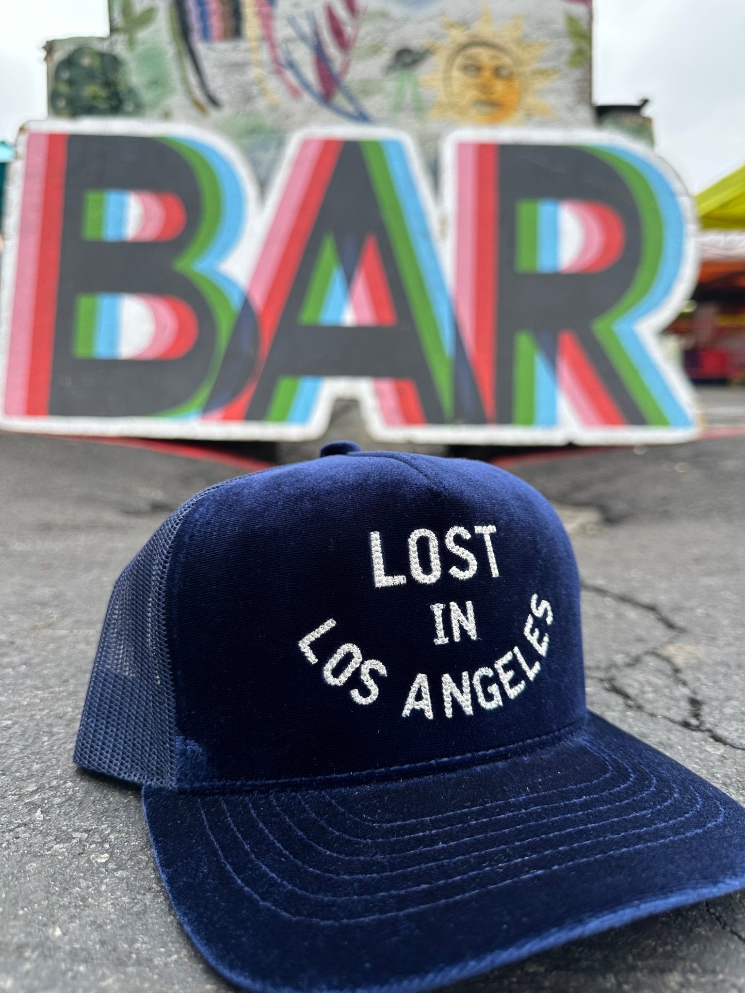 Velvet trucker hats - Lost In LA