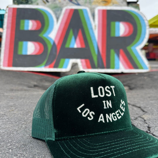 Velvet trucker hats - Lost In LA